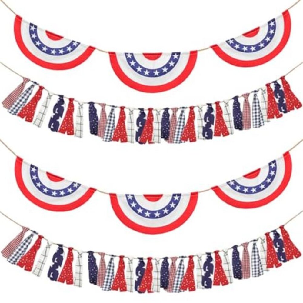 26FT Patriotic Flag Banner 4th of July Decoration
